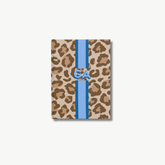 Leopard Monogram Stripe Journal
